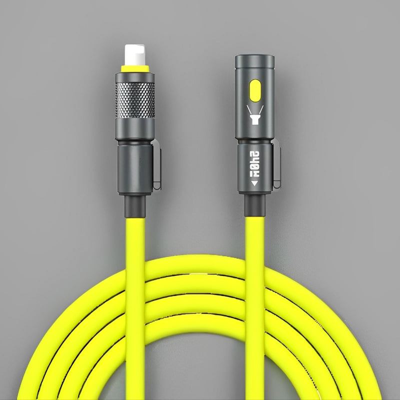 ChubbyTrail 240W USB-C Cable – Arc Ignite & Emergency Light, Outdoor Power Pro