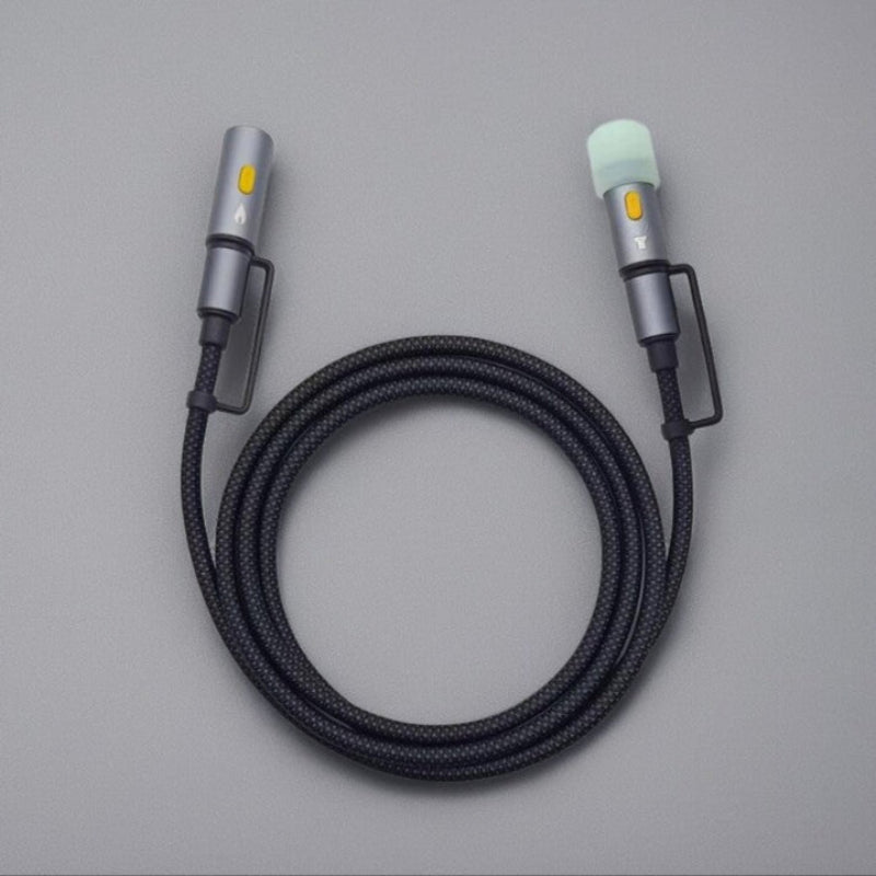 ChubbyTrail 240W USB-C Cable – Arc Ignite & Emergency Light, Outdoor Power Pro